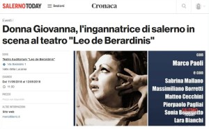 Donna Giovanna at the Leo de Berardinis theater